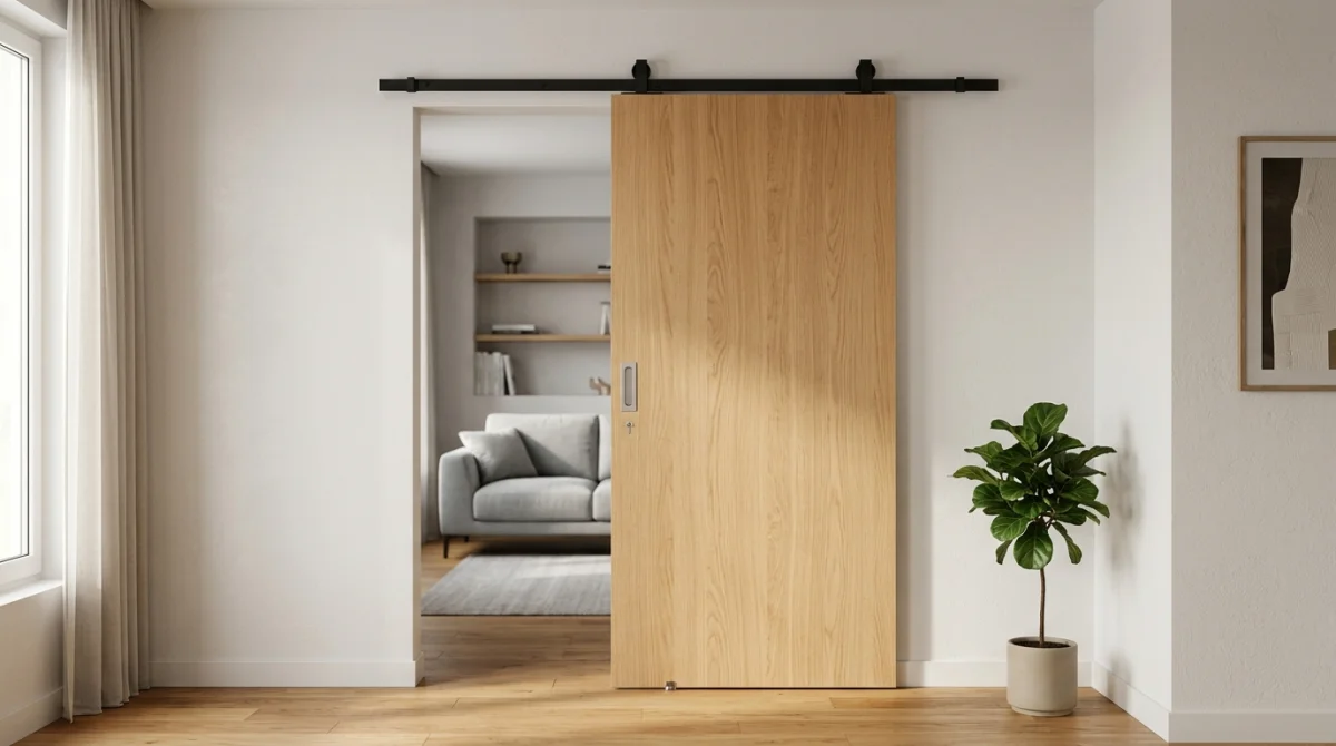 portes coulissantes avec serrure