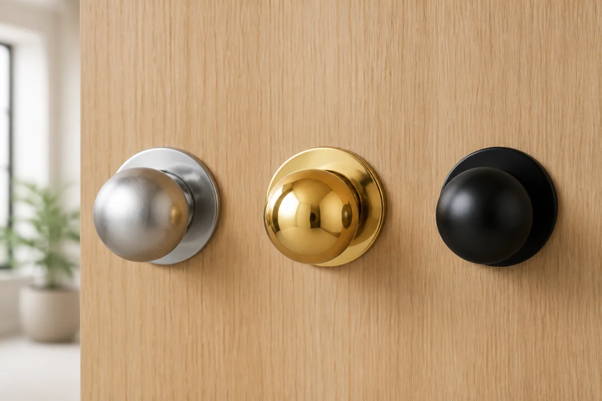 poignée de porte boule