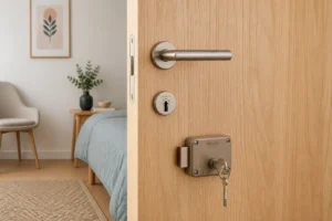 serrure porte chambre avec clé