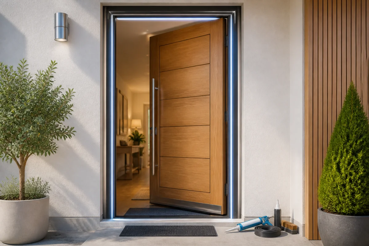 Comment isoler une porte d’entrée pour plus de confort