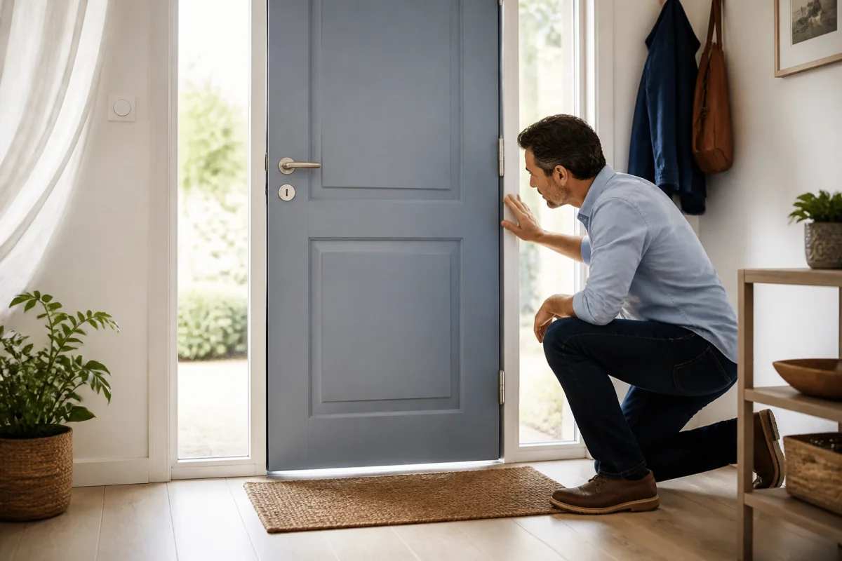 Comment isoler une porte d’entrée pour plus de confort