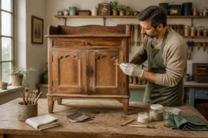 Restaurer un meuble ancien en sécurité