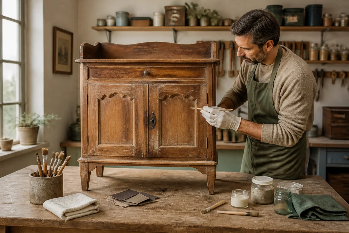 Restaurer un meuble ancien en sécurité