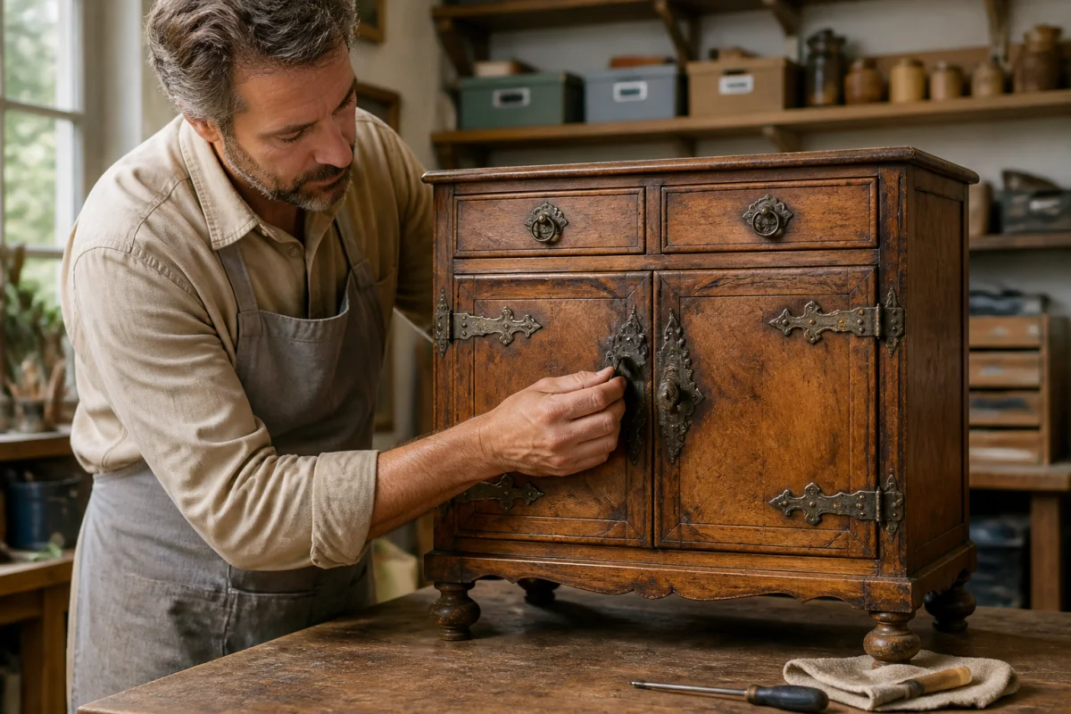 Restaurer un meuble ancien en sécurité